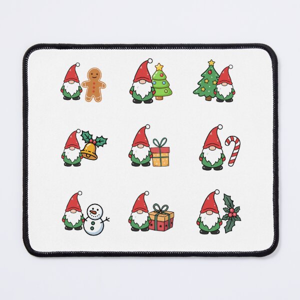 Item preview, Christmas gnome sticker pack designed and sold by BritishDelights.