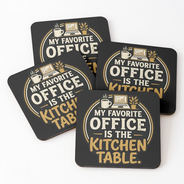 Item preview, My Favorite Office Is The Kitchen Table WFH Humor designed and sold by DuckOddity.
