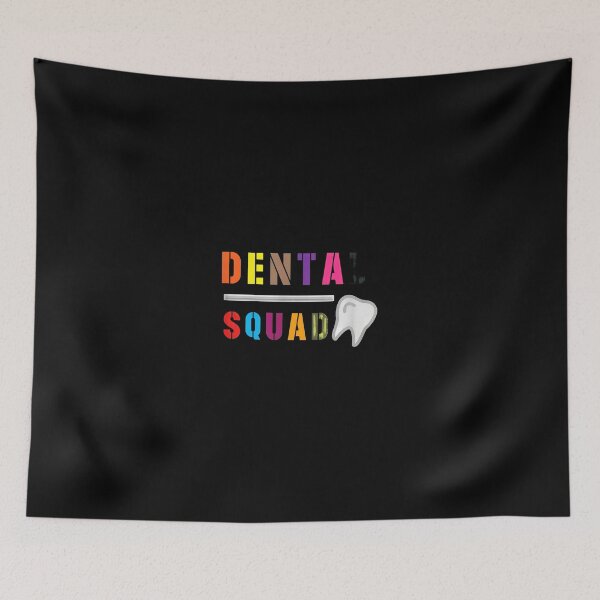 Item preview, DENTAL SQUAD Colorful Tooth Graphic designed and sold by machigqyan80891.