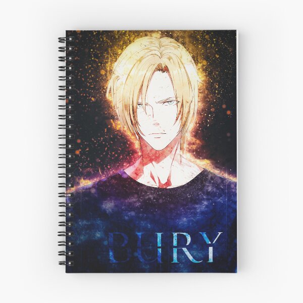 Item preview, Ash Lynx Banana Fish Serious Blond Portrait With Golden Aura designed and sold by mildaclairmo.