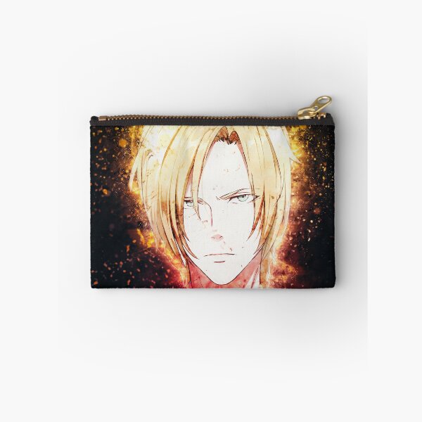 Item preview, Ash Lynx Banana Fish Serious Blond Portrait With Golden Aura designed and sold by mildaclairmo.