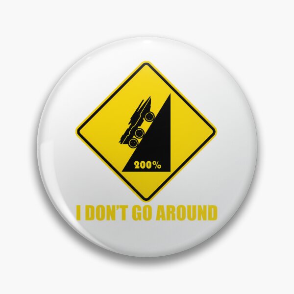 Item preview, Steep Mountain Slope Vehicle Caution Yellow Diamond designed and sold by safaa22.