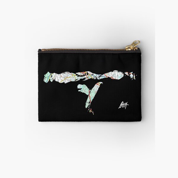 Item preview, Alsace Duet – Rhine Valley Male Ballet Dancers Map Art NLMKArtStudio designed and sold by NLMKArtStudio.