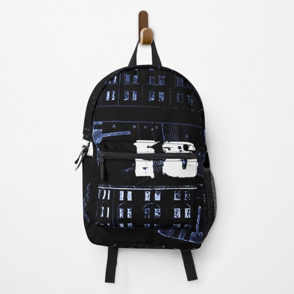 Item preview, Blue Architectural Blueprint Semicircular Grid Lines designed and sold by Sakan.