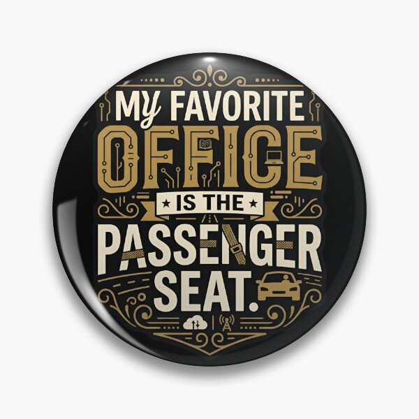 Item preview, My Favorite Office Is The Passenger Seat Road Trip designed and sold by DuckOddity.