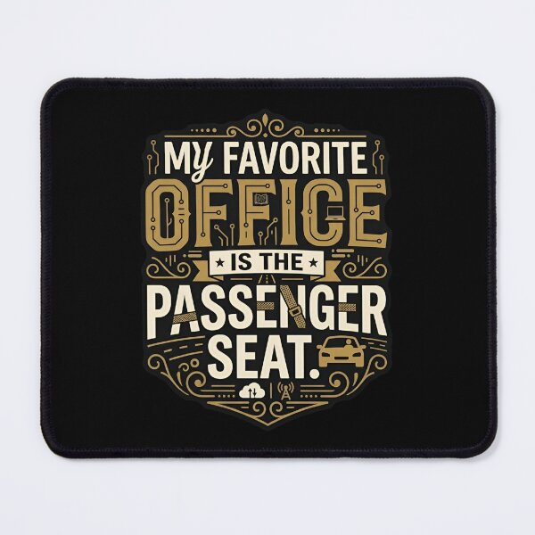 Item preview, My Favorite Office Is The Passenger Seat Road Trip designed and sold by DuckOddity.