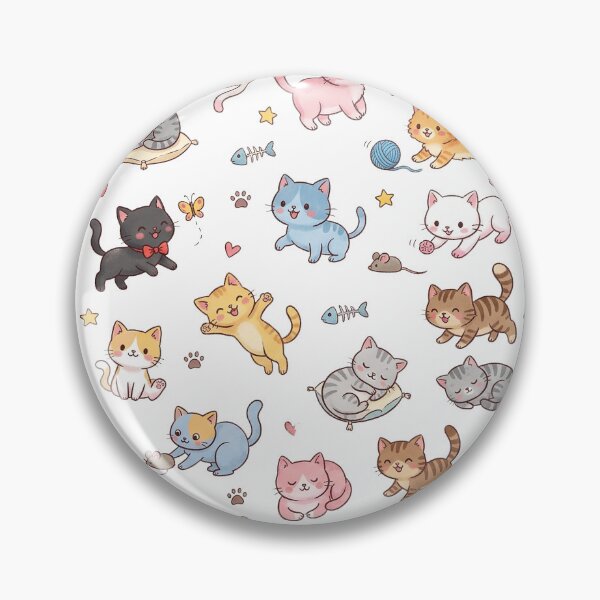 Item preview, Kawaii cat collage designed and sold by ache73.
