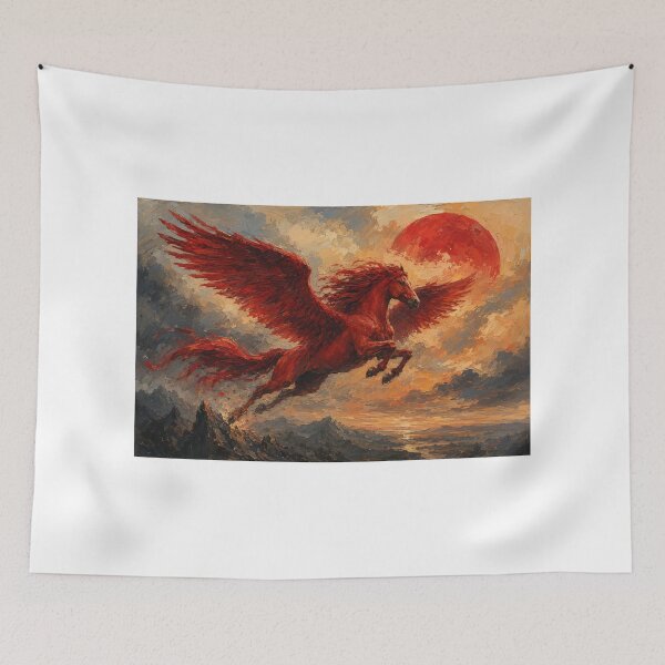 Item preview, red pegasus designed and sold by virusdesigner.