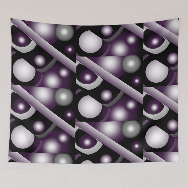 Item preview, Purple and silver orbs, EZonThei designed and sold by EZonThei.