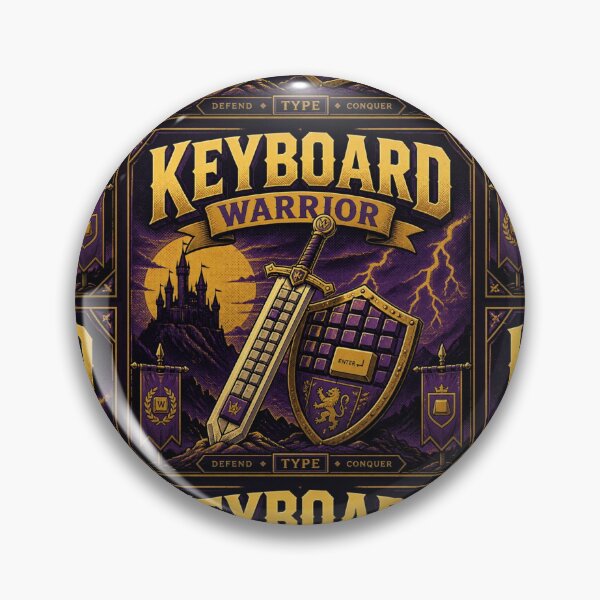 Item preview, Keyboard Warrior - Funny Mechanical Keyboard Gamer Shirt designed and sold by Geek Tracy Shop.