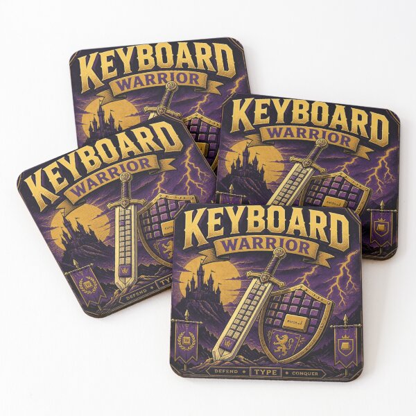 Item preview, Keyboard Warrior - Funny Mechanical Keyboard Gamer Shirt designed and sold by Geek Tracy Shop.