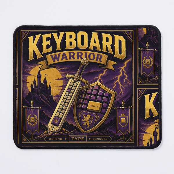 Item preview, Keyboard Warrior - Funny Mechanical Keyboard Gamer Shirt designed and sold by Geek Tracy Shop.