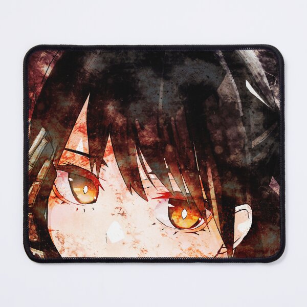 Item preview, Tamaki Kotatsu Fire Force Golden Eyes With Blue Flame Aura designed and sold by mildaclairmo.