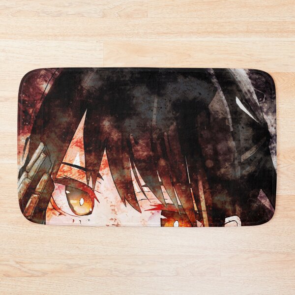 Item preview, Tamaki Kotatsu Fire Force Golden Eyes With Blue Flame Aura designed and sold by mildaclairmo.