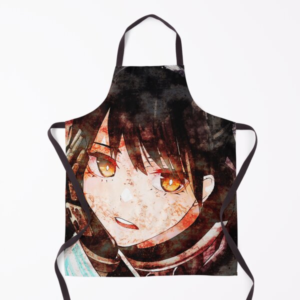 Item preview, Tamaki Kotatsu Fire Force Golden Eyes With Blue Flame Aura designed and sold by mildaclairmo.