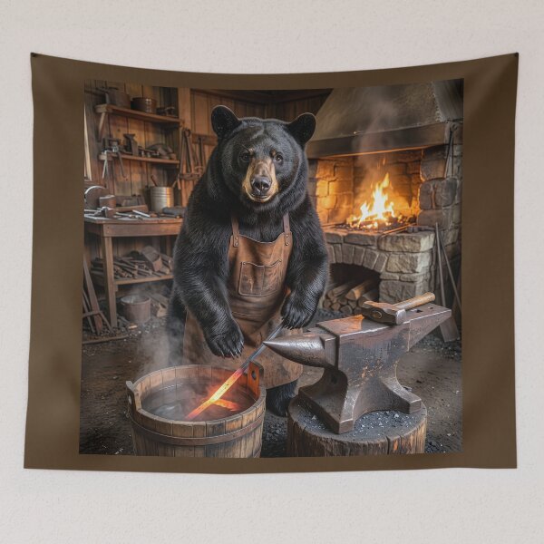 Item preview, Black Bear Blacksmith designed and sold by Tridentulus.