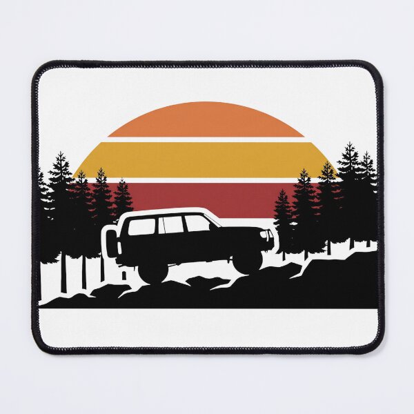 Item preview, Retro Off Road 4x4 SUV Silhouette Rocky Trail Vintage Sunset designed and sold by pattman.