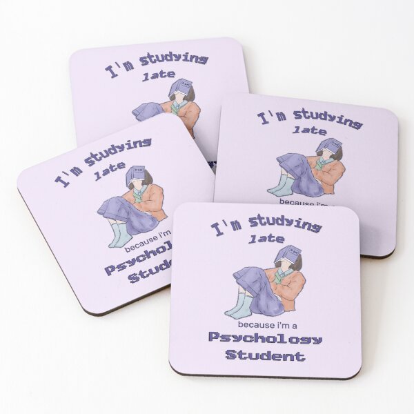 Item preview, Studying late cuz im a psych student designed and sold by Matriarch Psychology .