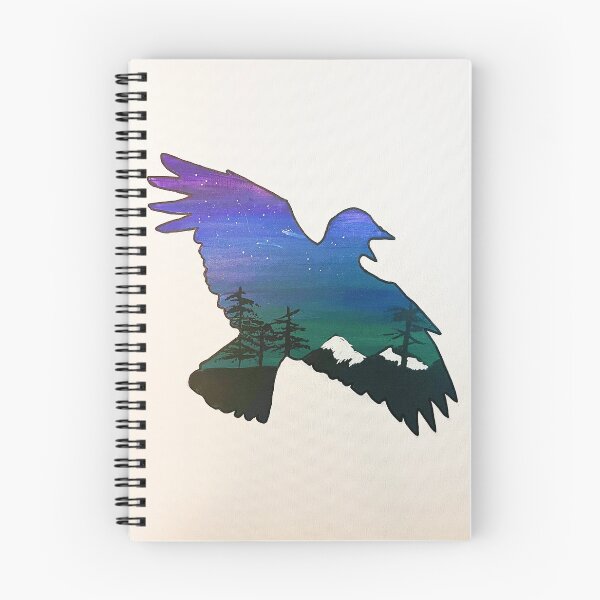 Item preview, Nighttime Crow Flight designed and sold by Solika O'Neill.
