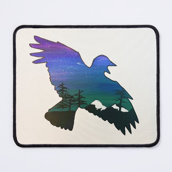 Item preview, Nighttime Crow Flight designed and sold by Solika O'Neill.