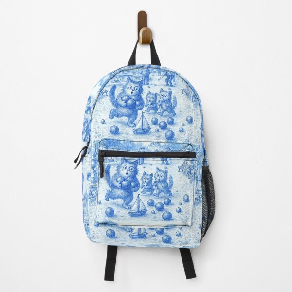 Item preview, Gustave, Nicky & Vicky  in the Tuileries - Blue Vintage Park Adventure (Fonula Series) designed and sold by FonulaBlue.