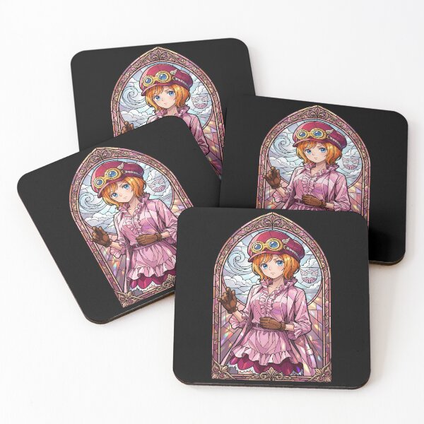 Item preview, Koala One Piece Cloudy Sky Stained Glass Anime Girl designed and sold by mildaclairmo.