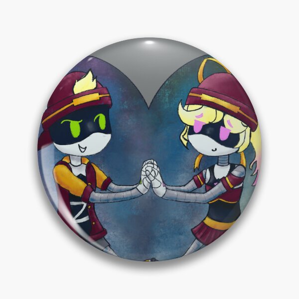 Item preview, Thad and Lizzy Heart designed and sold by JesusHippieArt.