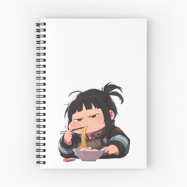 Item preview, Oze Maki Fire Force Side Eye Ramen Chibi Mood designed and sold by mildaclairmo.