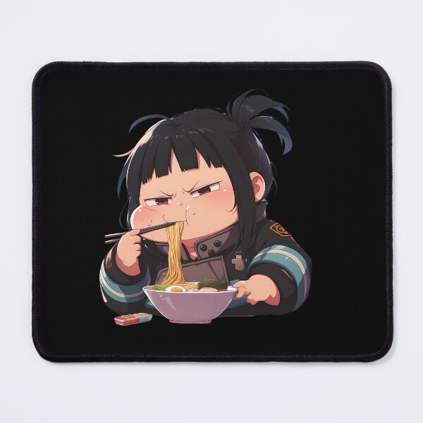 Item preview, Oze Maki Fire Force Side Eye Ramen Chibi Mood designed and sold by mildaclairmo.