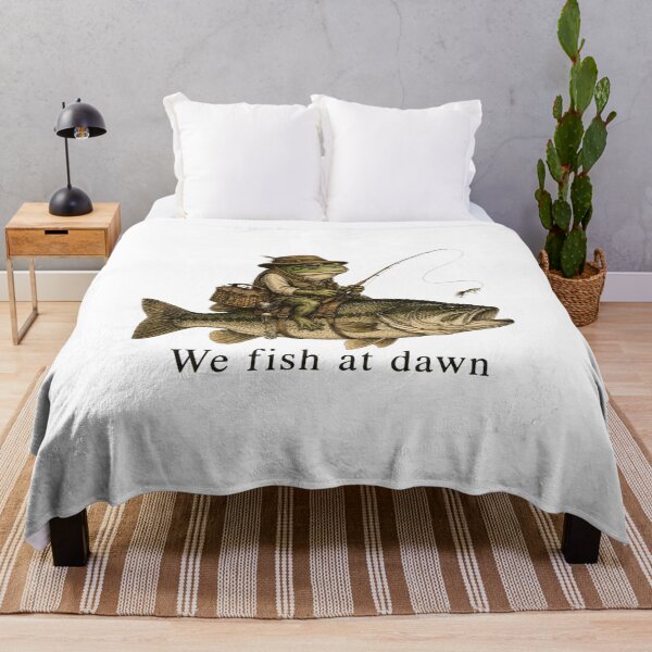 Item preview, We Fish At Dawn designed and sold by a-turner-paint.