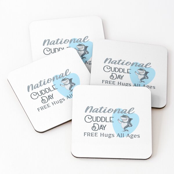 Item preview, National Cuddle Day (on White) designed and sold by PawsitiveMum3.