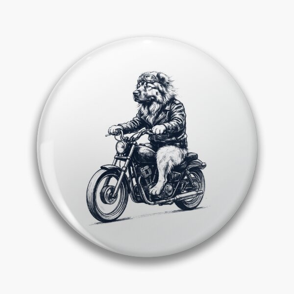 Item preview, Funny Caucasian Shepherd Dog Motorcycle Motorbike Dog Lover designed and sold by dian-rody-crest.