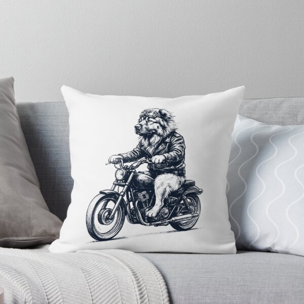 Item preview, Funny Caucasian Shepherd Dog Motorcycle Motorbike Dog Lover designed and sold by dian-rody-crest.