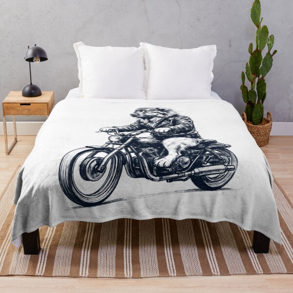Item preview, Funny Caucasian Shepherd Dog Motorcycle Motorbike Dog Lover designed and sold by dian-rody-crest.