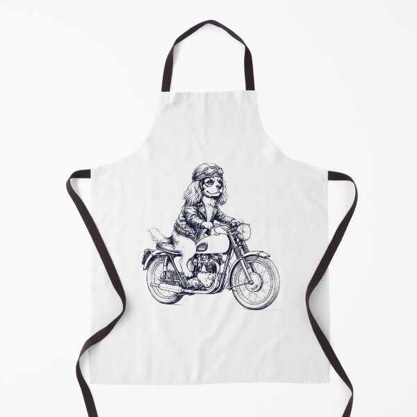 Item preview, Funny Cavalier King Charles Spaniel Motorcycle Motorbike Dog Lover designed and sold by dian-rody-crest.