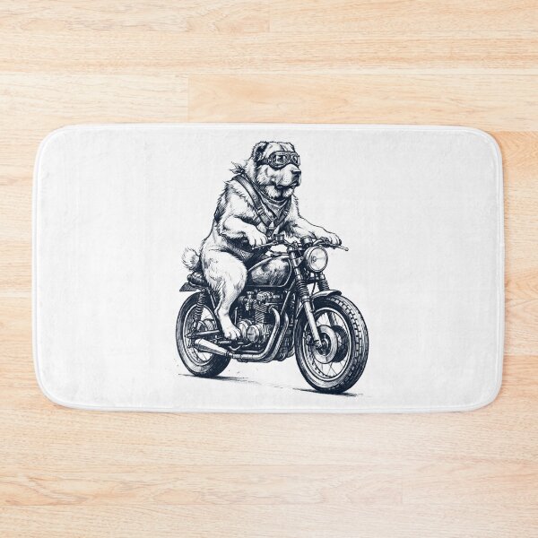 Item preview, Funny Central Asian Shepherd Dog Motorcycle Motorbike Dog Lover designed and sold by dian-rody-crest.