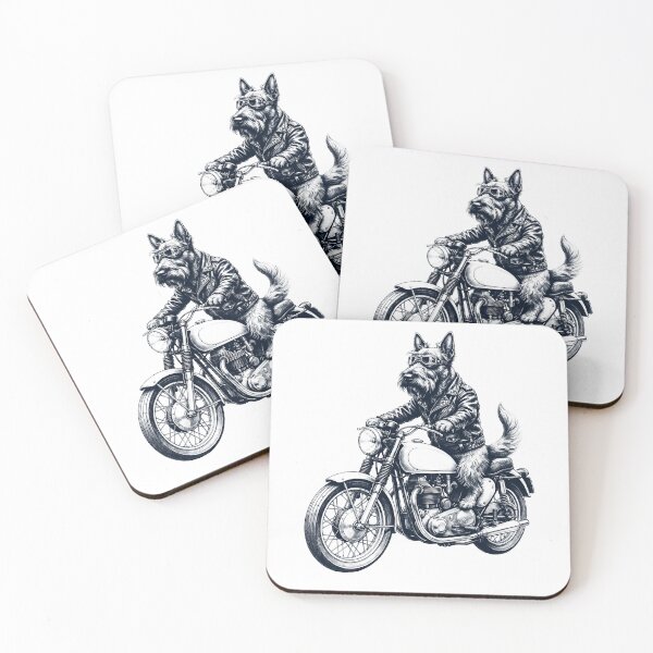 Item preview, Funny Cesky Terrier Motorcycle Motorbike Dog Lover designed and sold by dian-rody-crest.