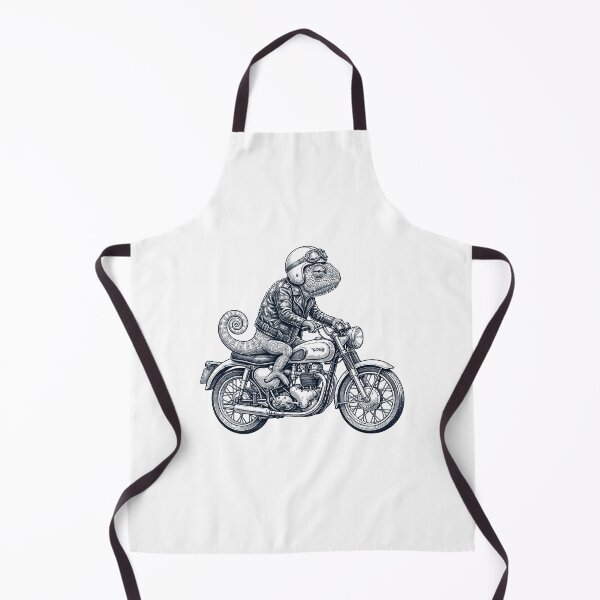 Item preview, Funny Chameleon Motorcycle Motorbike Animal Lover designed and sold by dian-rody-crest.