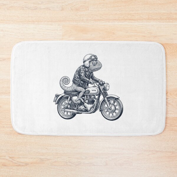 Item preview, Funny Chameleon Motorcycle Motorbike Animal Lover designed and sold by dian-rody-crest.