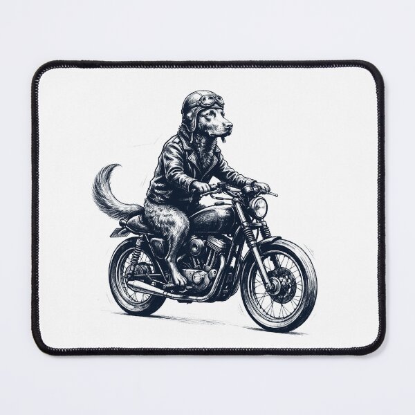 Item preview, Funny Chesapeake Bay Retriever Motorcycle Motorbike Dog Lover designed and sold by dian-rody-crest.