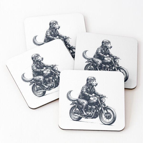 Item preview, Funny Chesapeake Bay Retriever Motorcycle Motorbike Dog Lover designed and sold by dian-rody-crest.