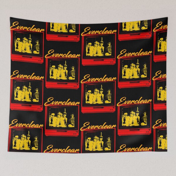 Item preview, Yellow Member Rock Band In Red Television designed and sold by CollectionFunny.
