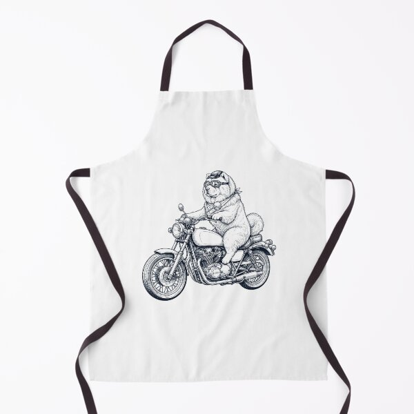 Item preview, Funny Chow Chow Motorcycle Motorbike Dog Lover designed and sold by dian-rody-crest.