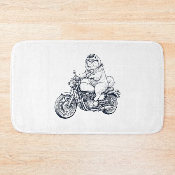 Item preview, Funny Chow Chow Motorcycle Motorbike Dog Lover designed and sold by dian-rody-crest.