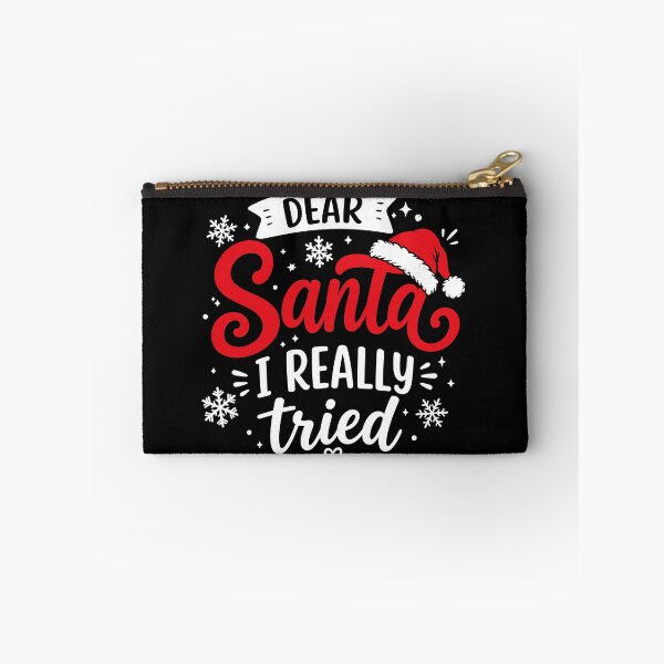 Item preview, Dear Santa I Really Tried Funny Christmas Typography Design designed and sold by mraihan.