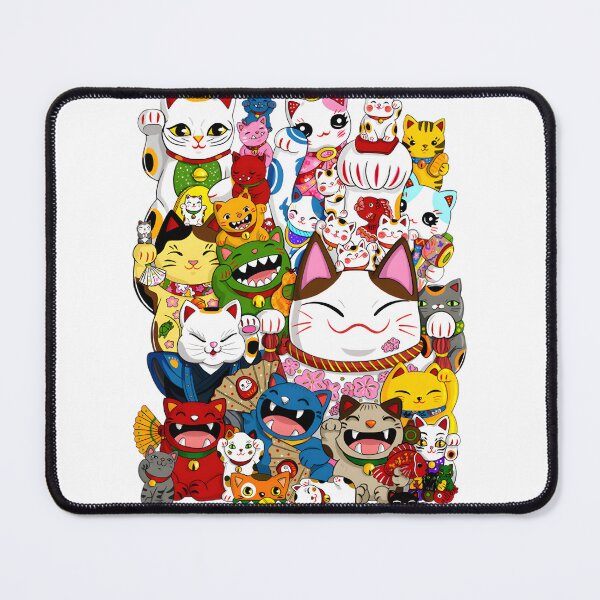 Item preview, Japanese Maneki Neko Lucky Cat Beckoning Fortune And Prosperity Aesthetic Art | Perfect Gift For You And Friends designed and sold by MerchantMan.