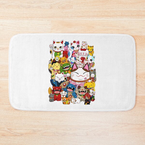 Item preview, Japanese Maneki Neko Lucky Cat Beckoning Fortune And Prosperity Aesthetic Art | Perfect Gift For You And Friends designed and sold by MerchantMan.