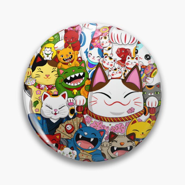 Item preview, Japanese Maneki Neko Lucky Cat Beckoning Fortune And Prosperity Aesthetic Art | Perfect Gift For You And Friends designed and sold by MerchantMan.