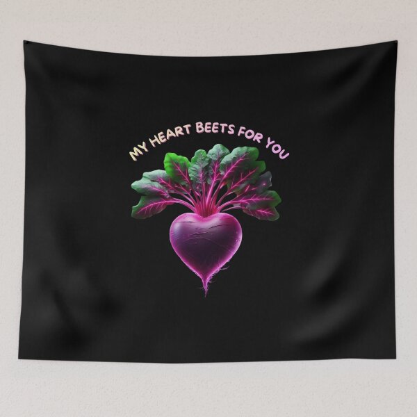 Item preview, Luminous Heart Beet: My Heart Beets For You Radiant Art designed and sold by HopeAndHustle.
