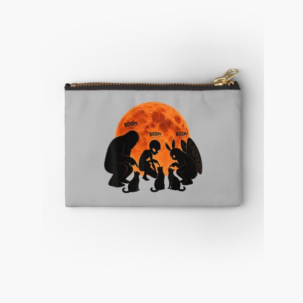 Item preview, Bigfoot Boop Cat Alien Mothman Cats Full Moon Funny Cryptid designed and sold by ArleneRowe.
